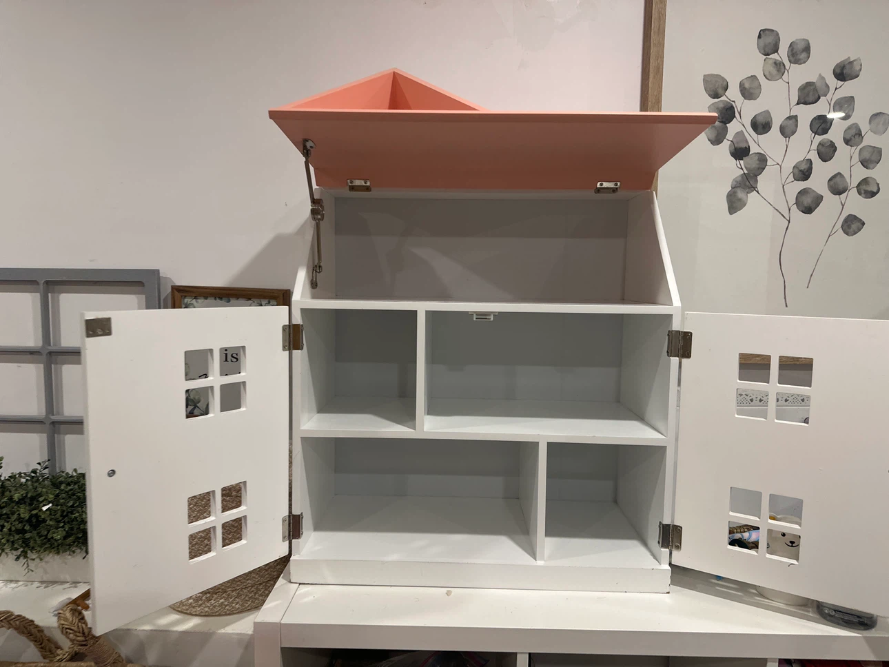 Wooden Dollhouse Storage Cabinet - photo 4