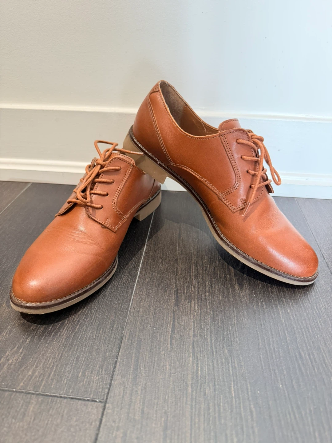 Women Leather Oxford Shoes