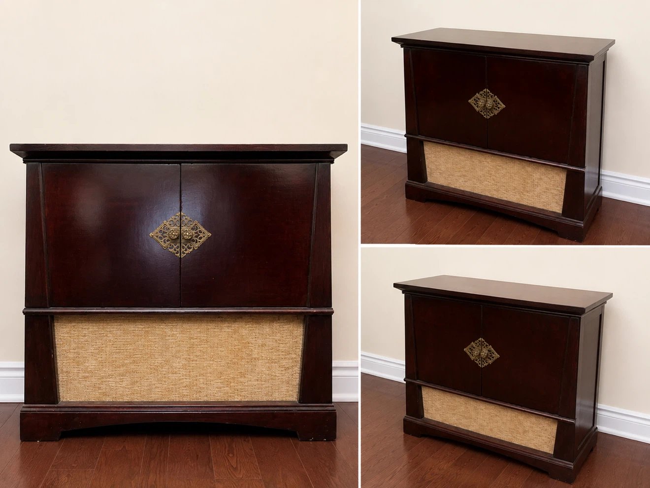 Dark Wood Accent Cabinet