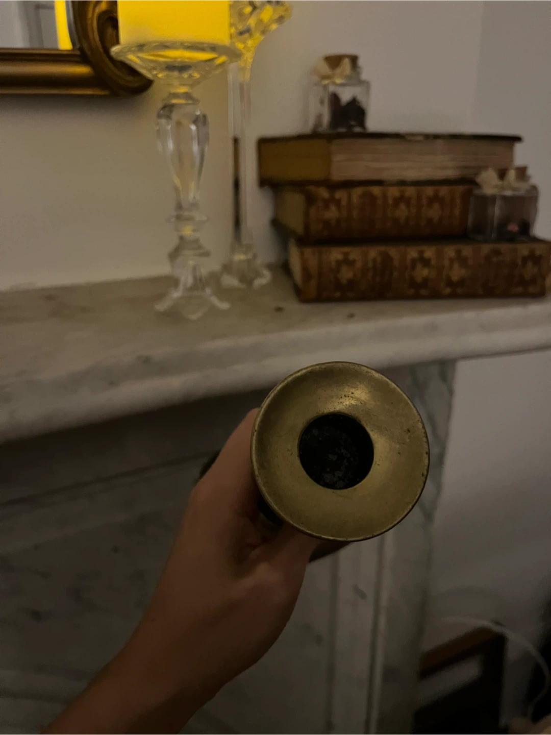 Vintage Brass Candlestick Holder - photo 3