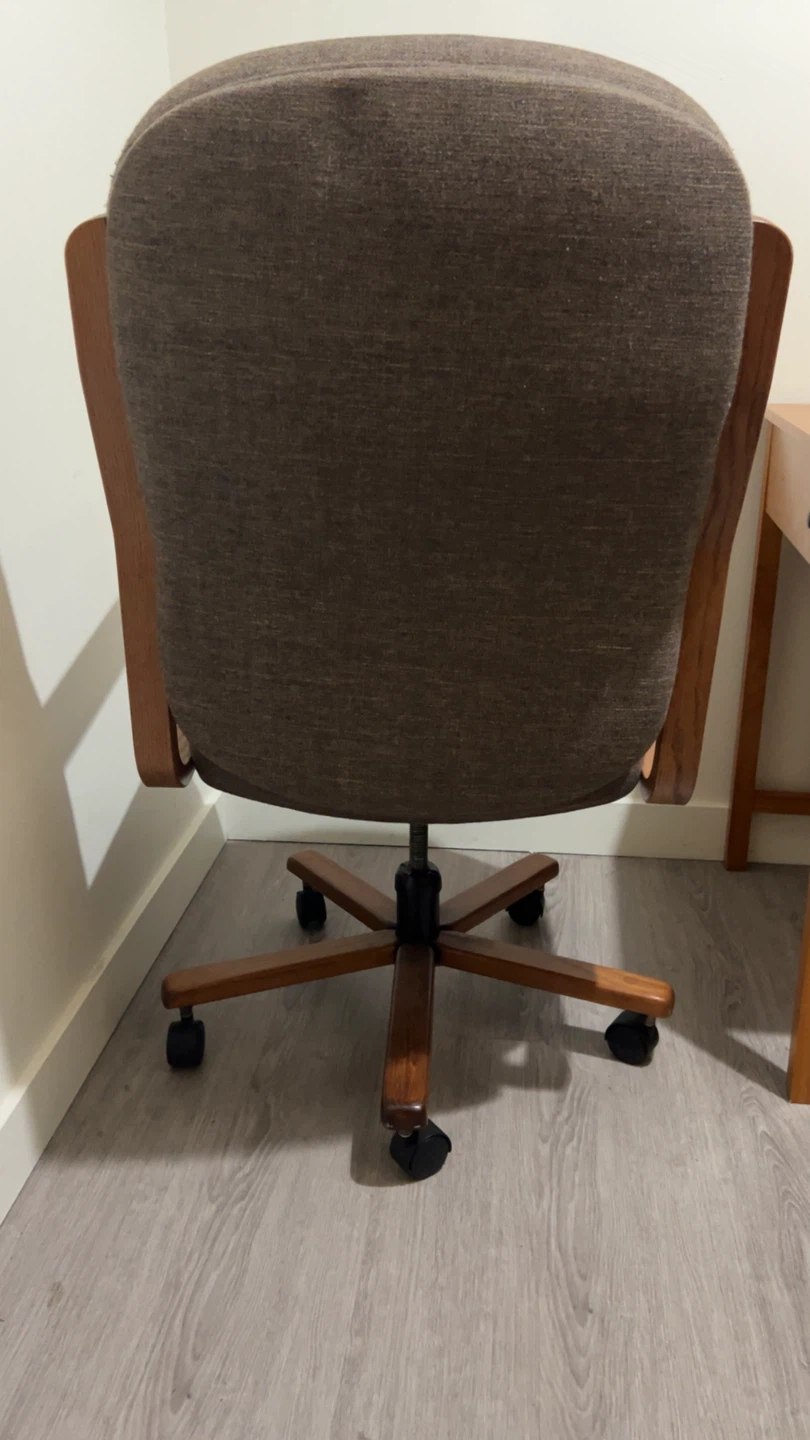 Brown Fabric Office Chair