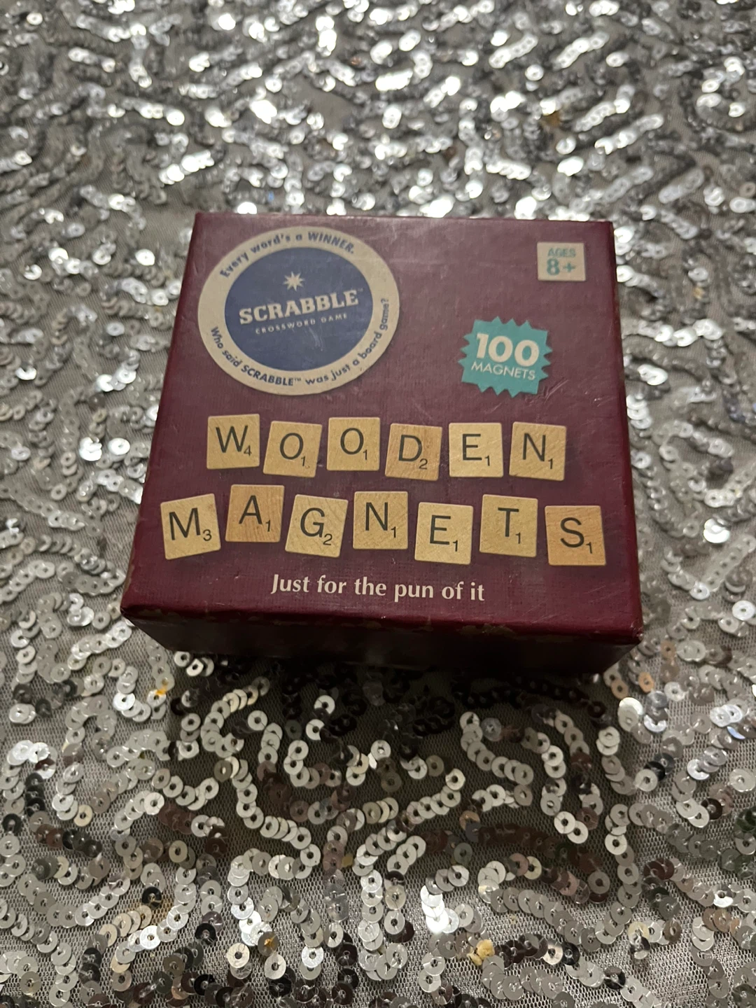 Scrabble Wooden Fridge Magnets