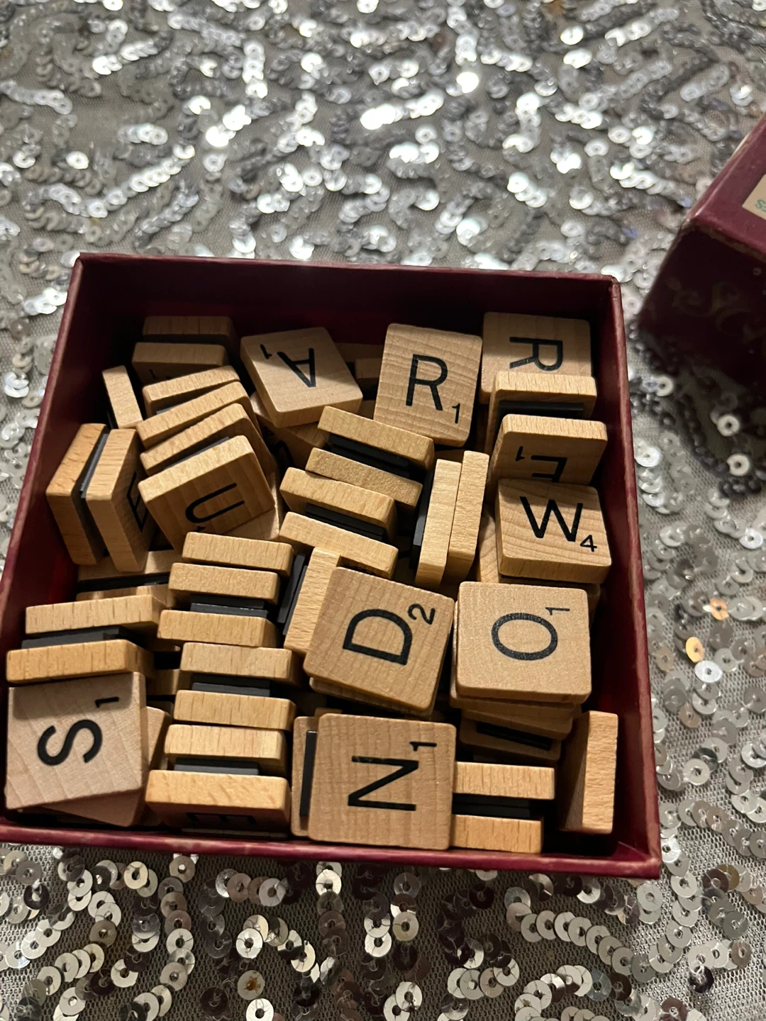 Scrabble Wooden Fridge Magnets - photo 2