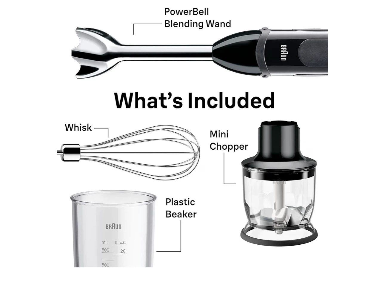 Braun MultiQuick Vario 5 Handheld Immersion Blender - photo 4