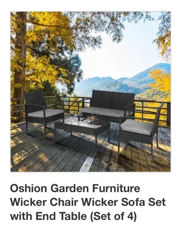 4-Piece Patio/Outdoor Furniture Set