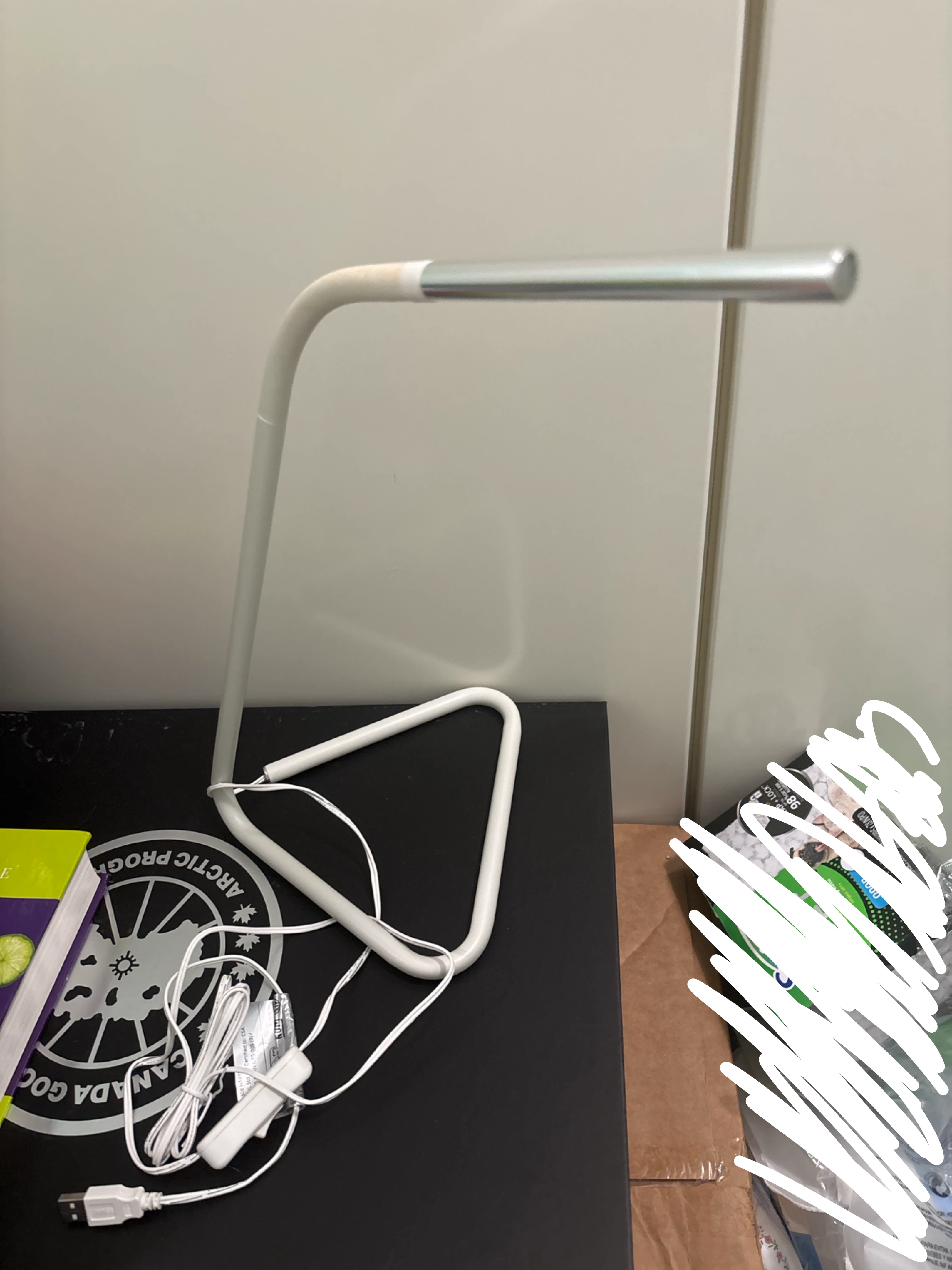 Minimalist White LED Desk Lamp