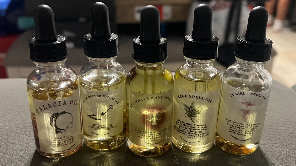 Moonlight and Sage Ritual Spell Oils - photo 3