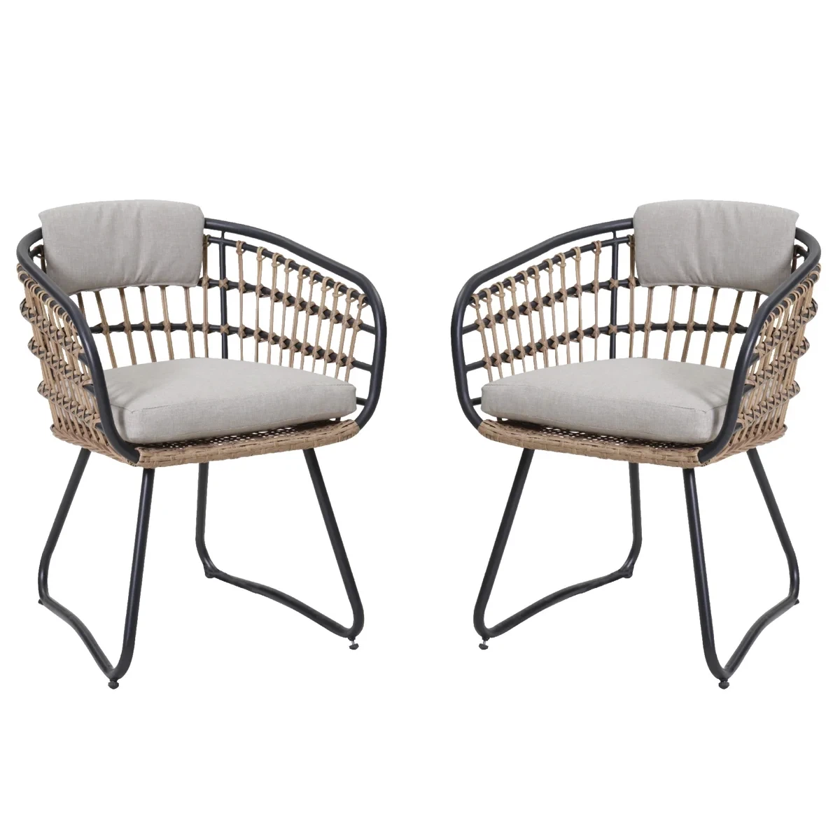 Hokku Designs Patio Chairs Set of 2