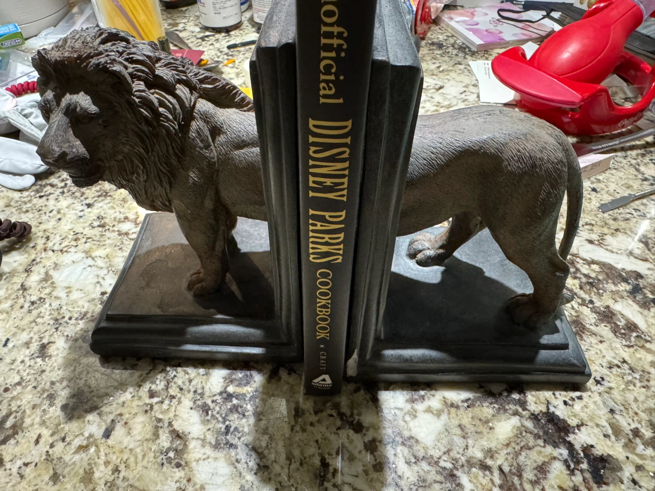 Lion bookends set - photo 2