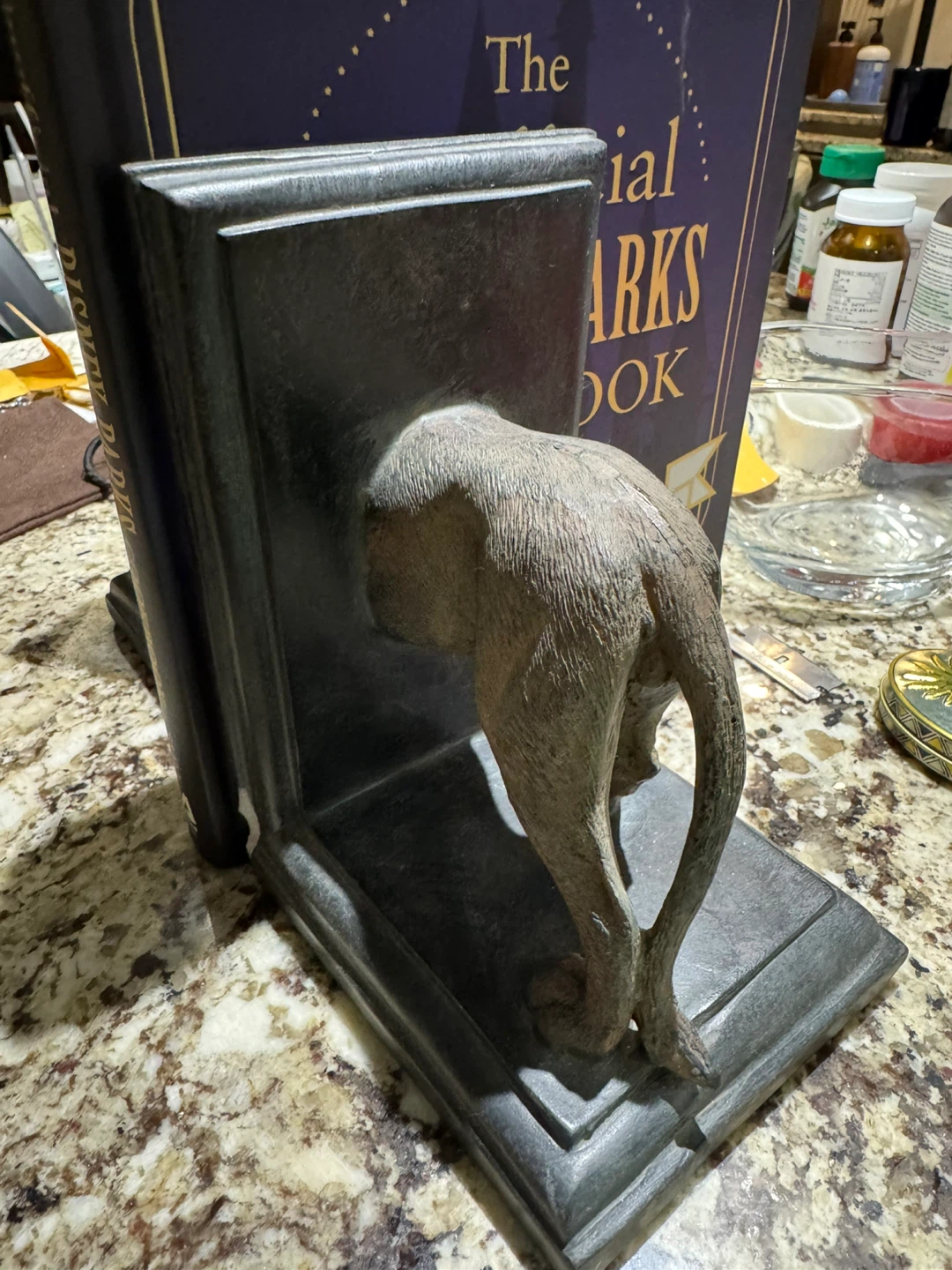 Lion bookends set - photo 4