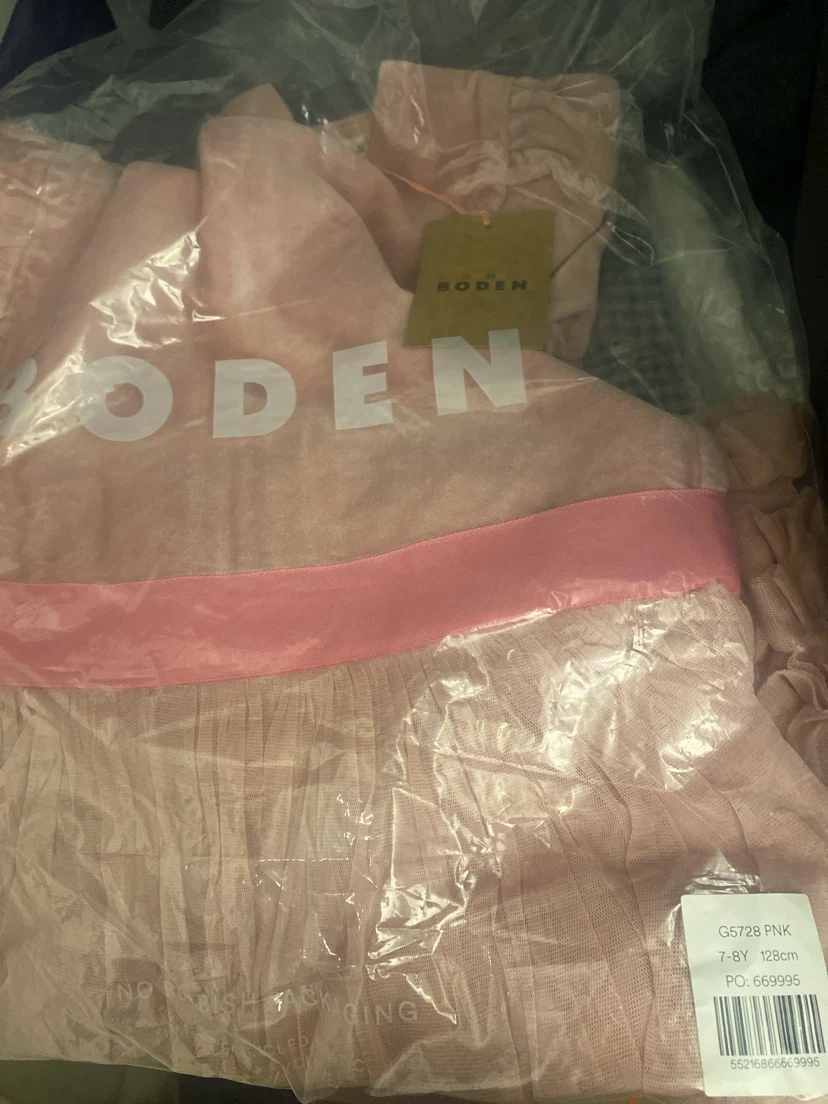 Boden Girls Dress, 7-8Y, Red and Pink - photo 2
