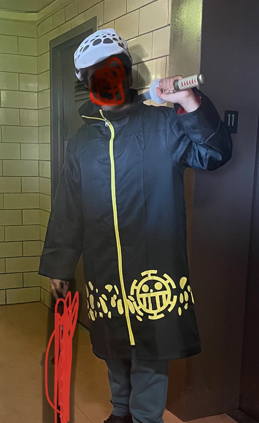 SetUnisex Cosplay Robe Long Halloween Cosplay