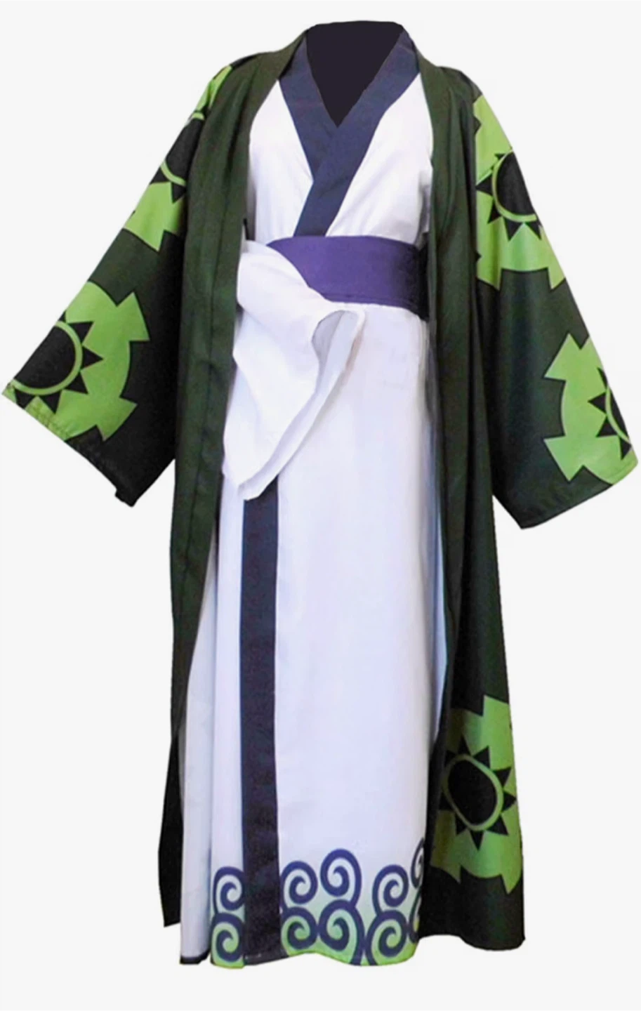 Adult Cosplay Costume Anime Cloak Robe Kimono Halloween Outfit