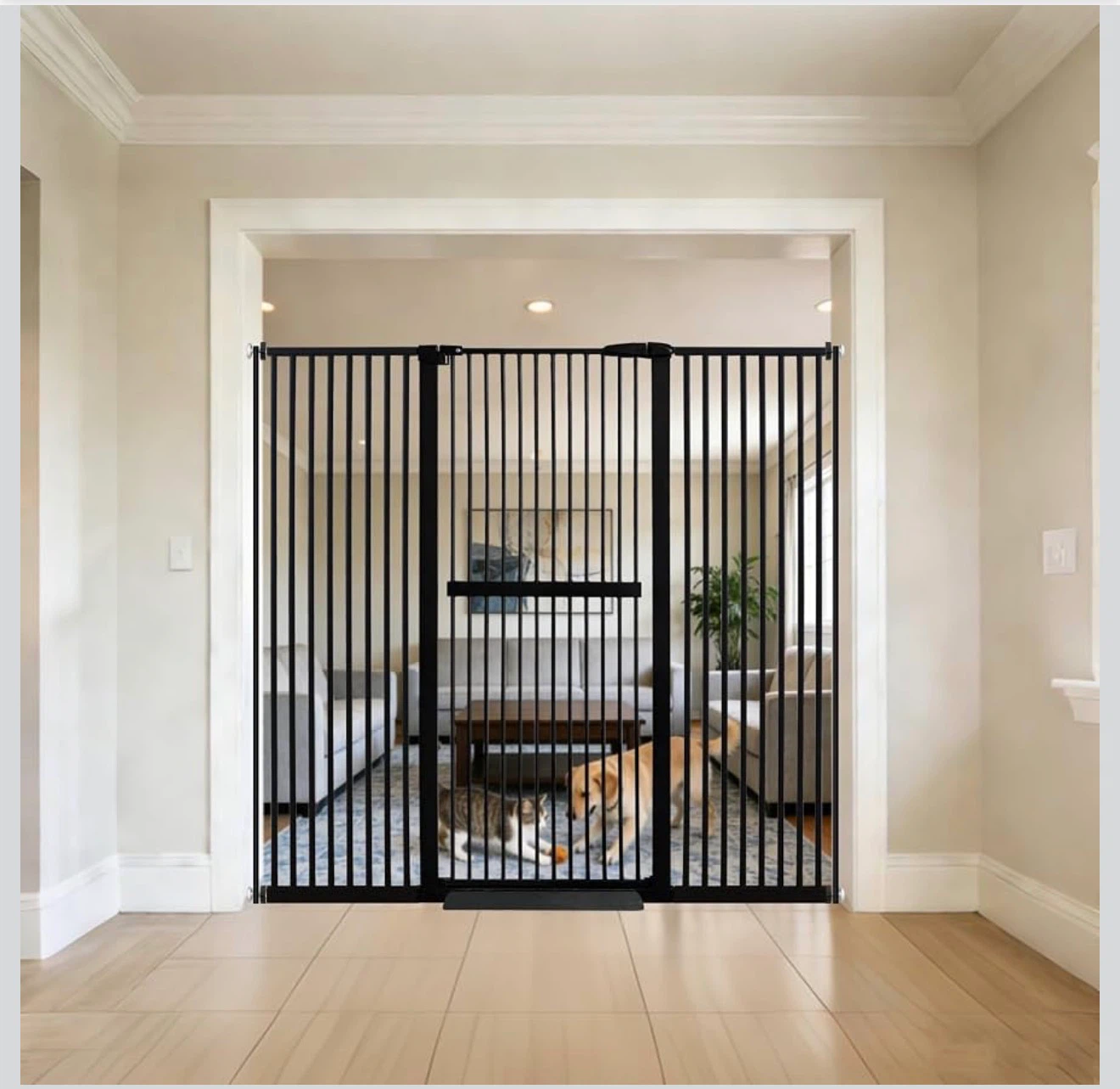 Lumizone 61.02" Extra Tall Pet Gate