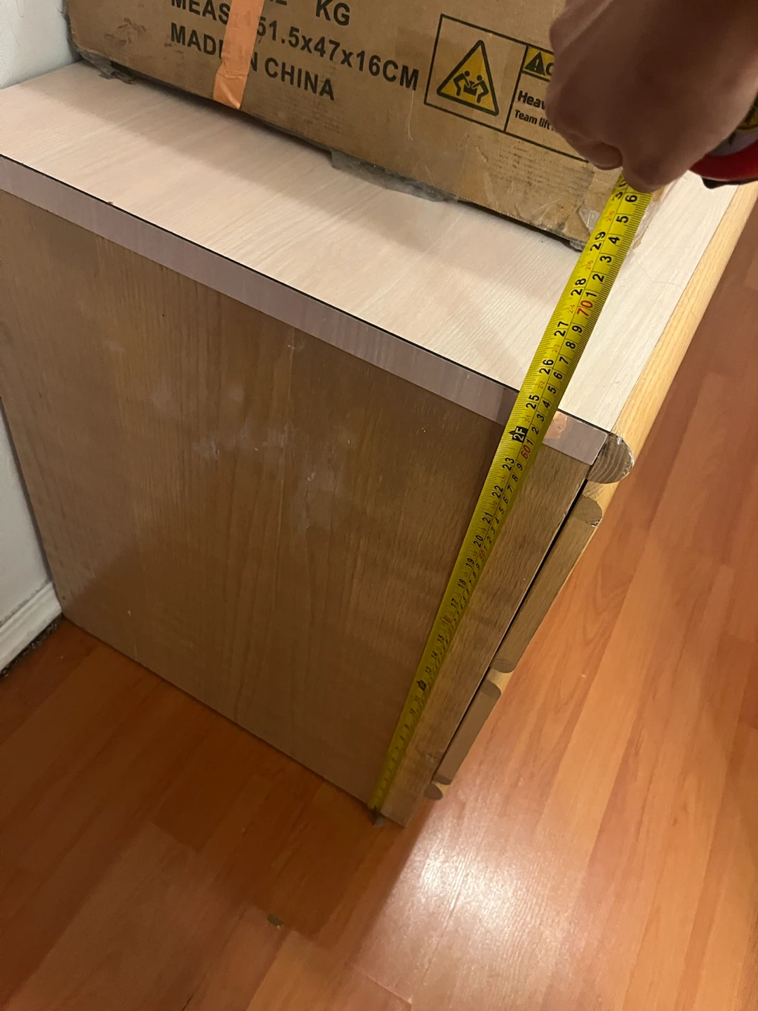 Light Wood 4-Drawer Dresser - photo 5