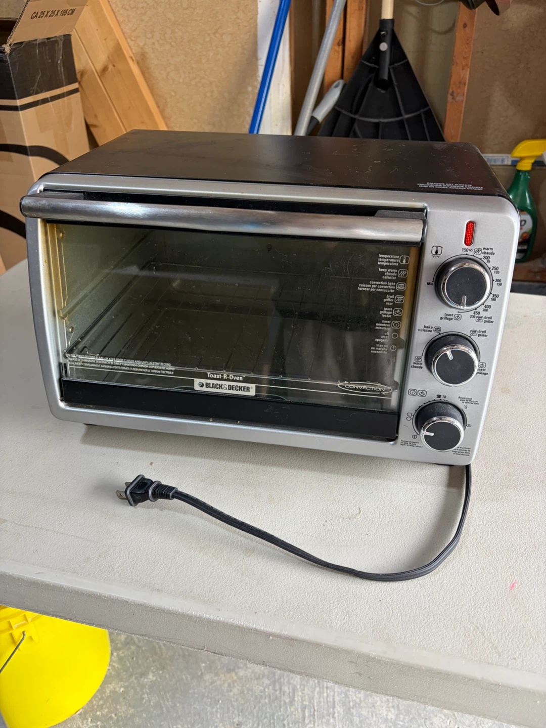 Black and decker toaster oven