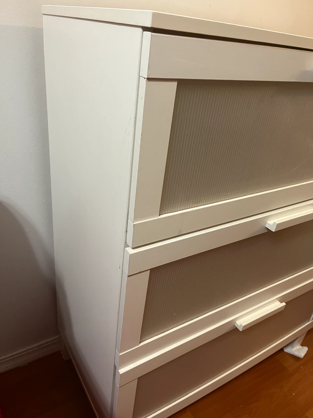White 3-Drawer Dresser - photo 2