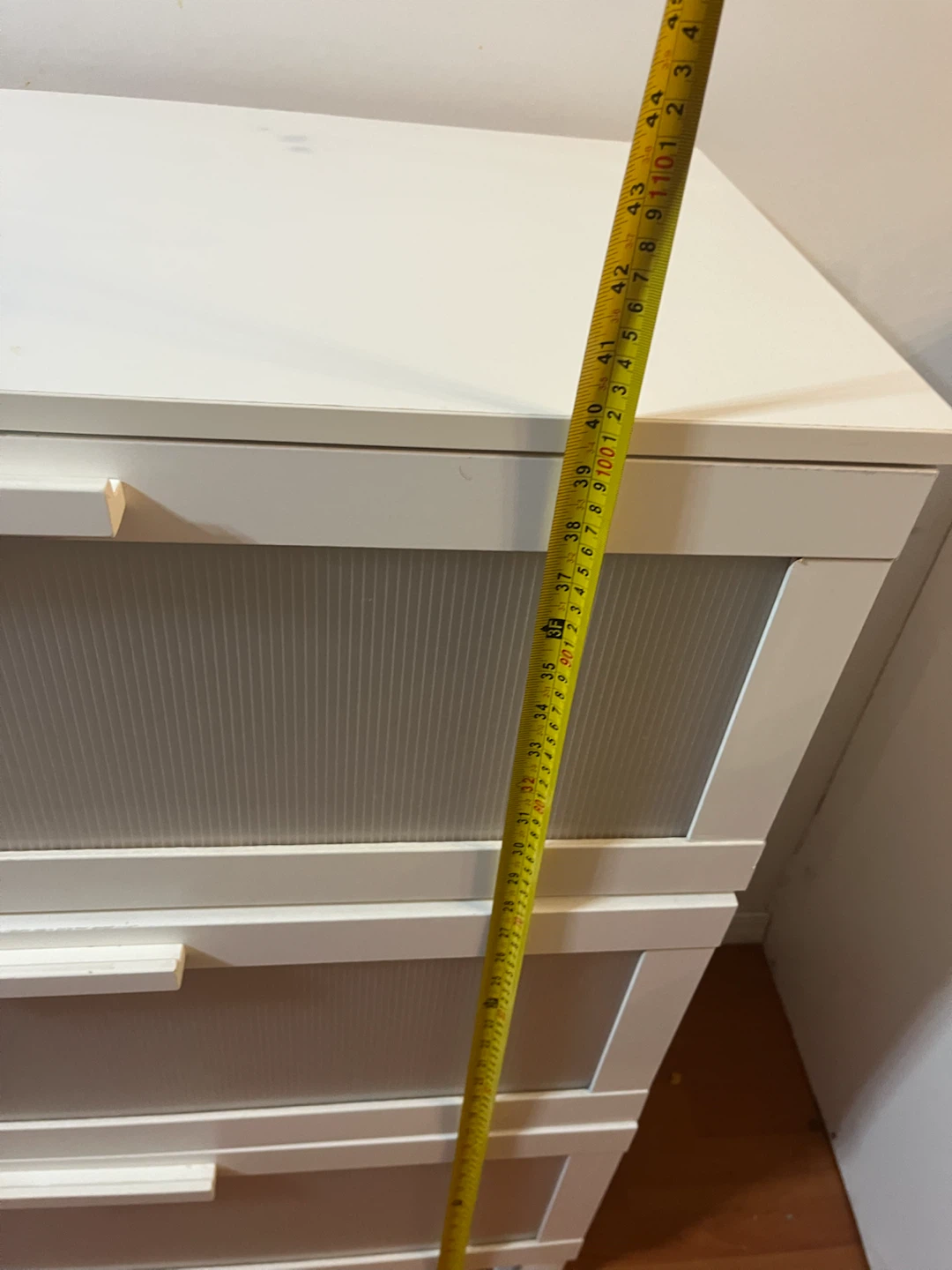 White 3-Drawer Dresser - photo 5