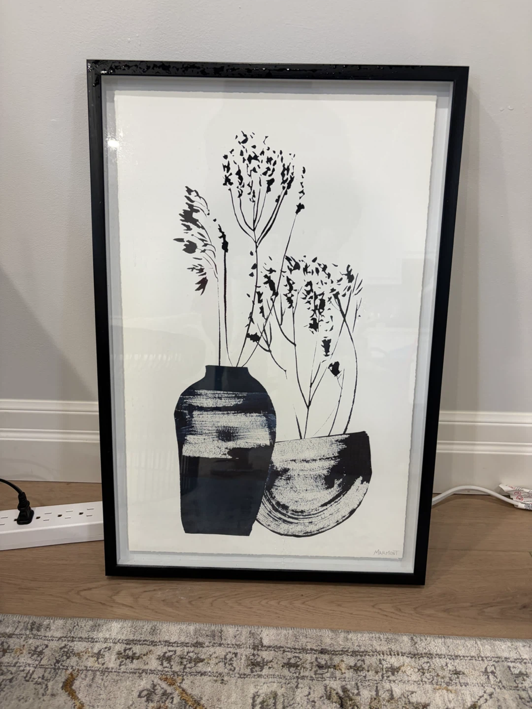 Homesense black and white framed wall art decor