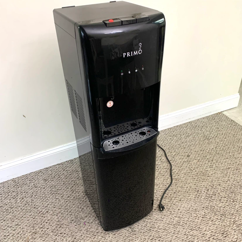 Water Cooler Dispenser Bottom Loading Hot Cold Water Primo Black