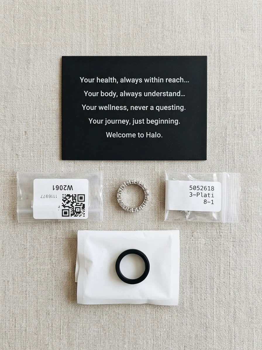 Brand New Halo 4 Smart Ring Set (Gold, Size 8) - Never Used - photo 2