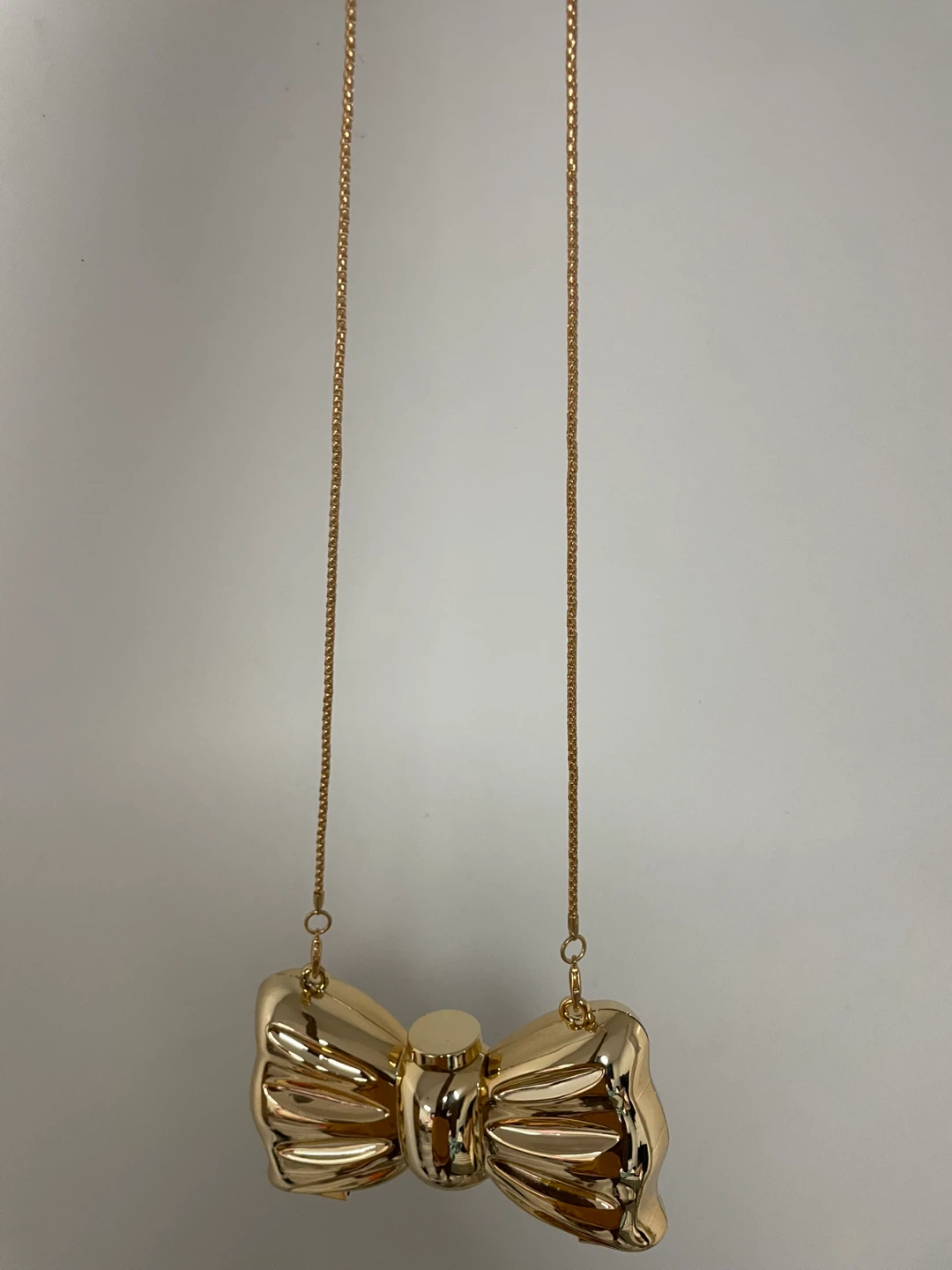 Gold Bow Clutch Bag - photo 2
