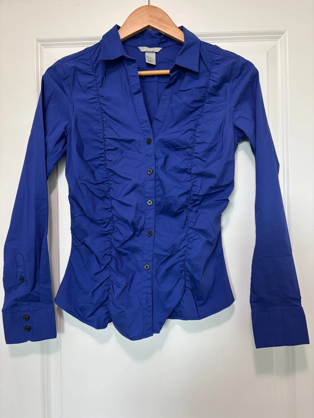Blue blouse top (small us6)