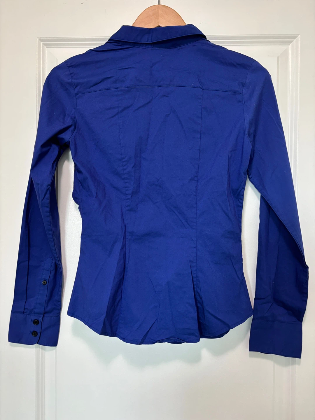 Blue blouse top (small us6) - photo 2