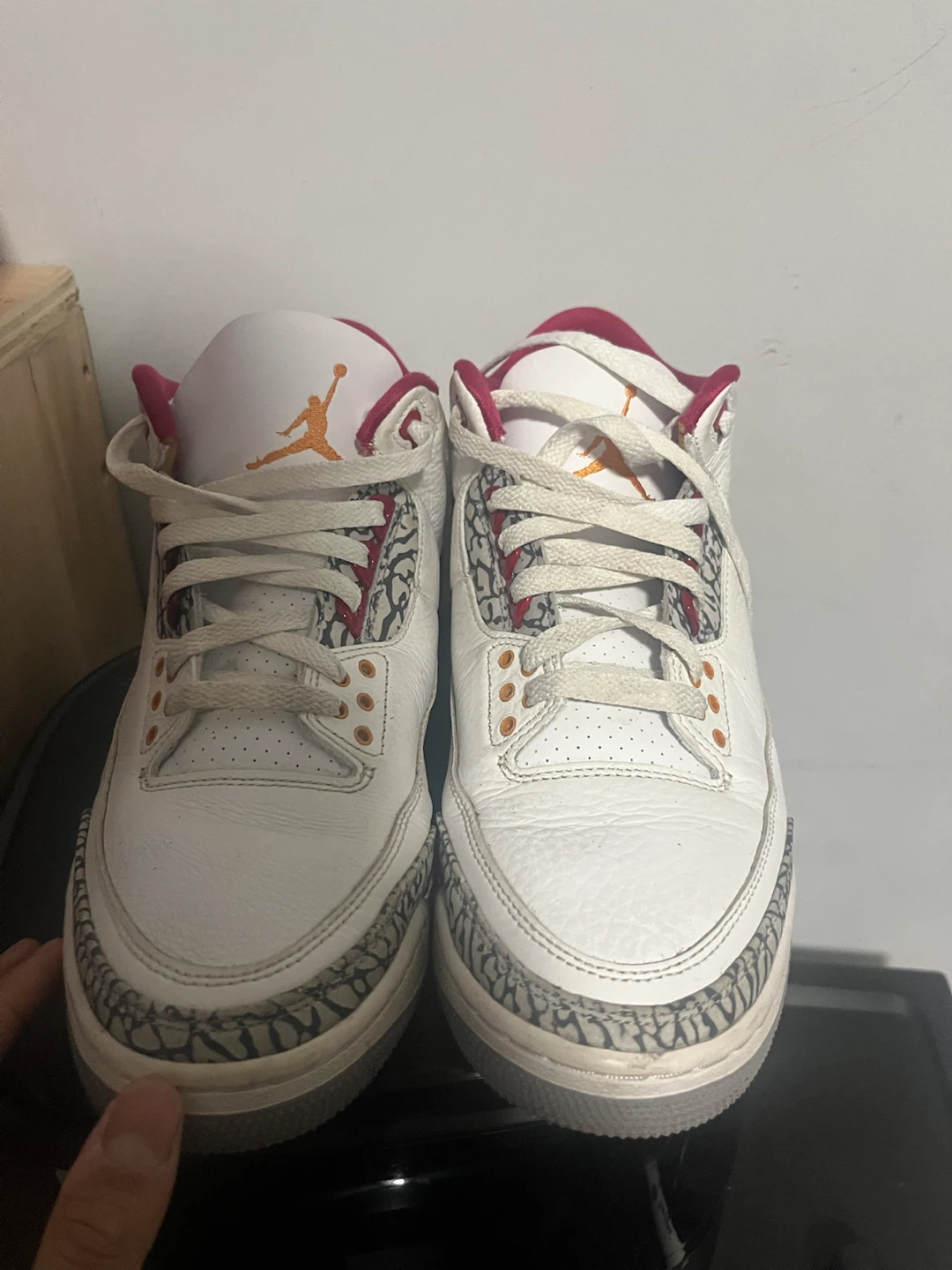 Jordan 3 Retro cardinal Sneakers - photo 3