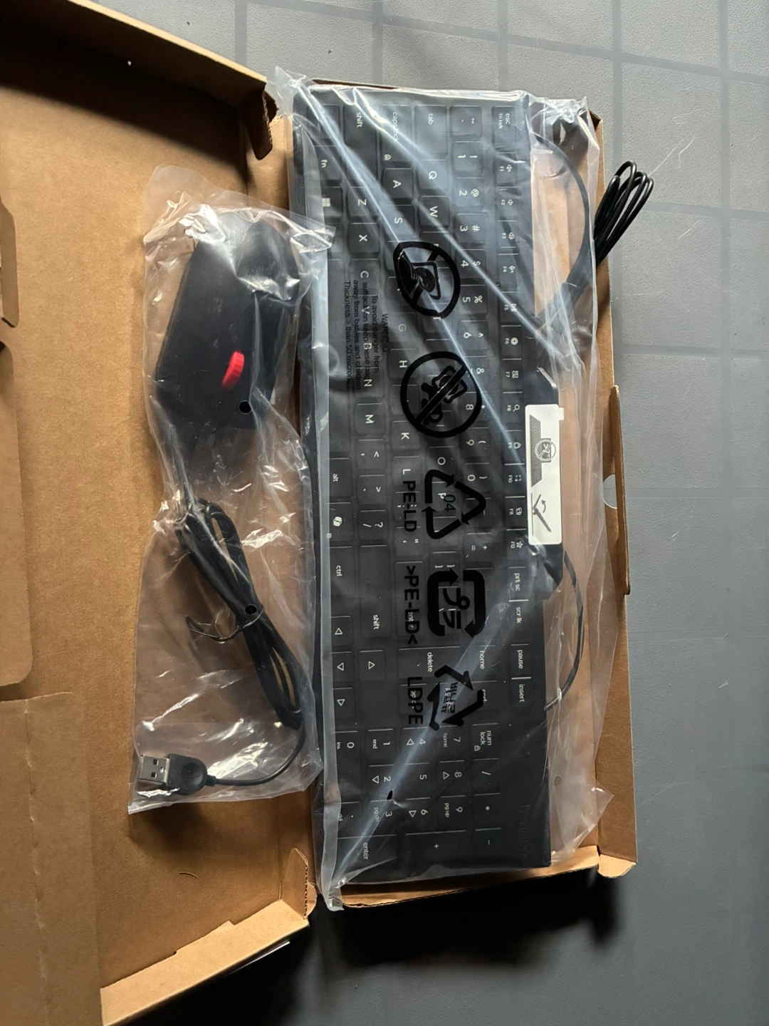 Lenovo Wired Keyboard and Mouse Combo