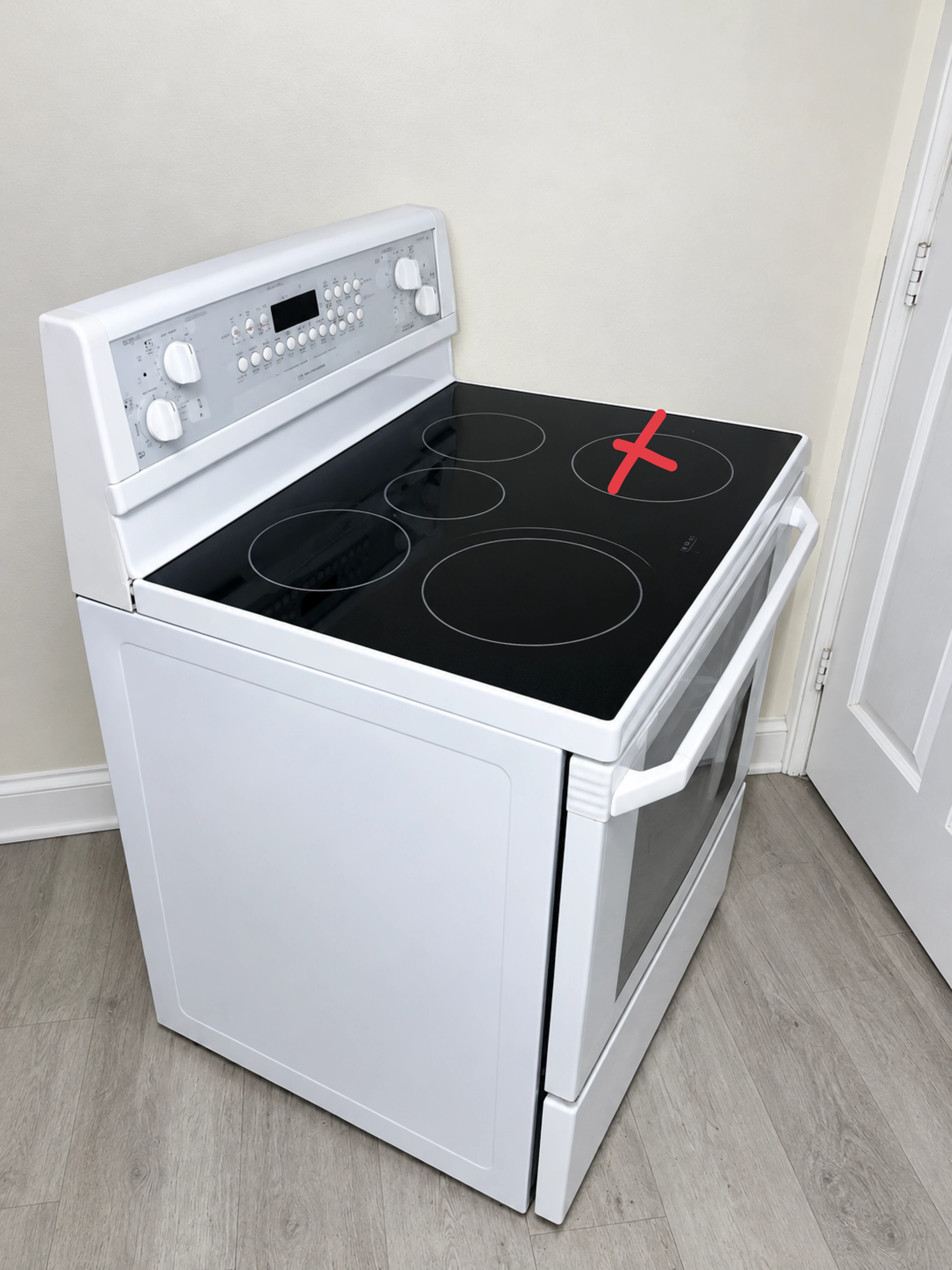 White Frigidaire Electric Stove