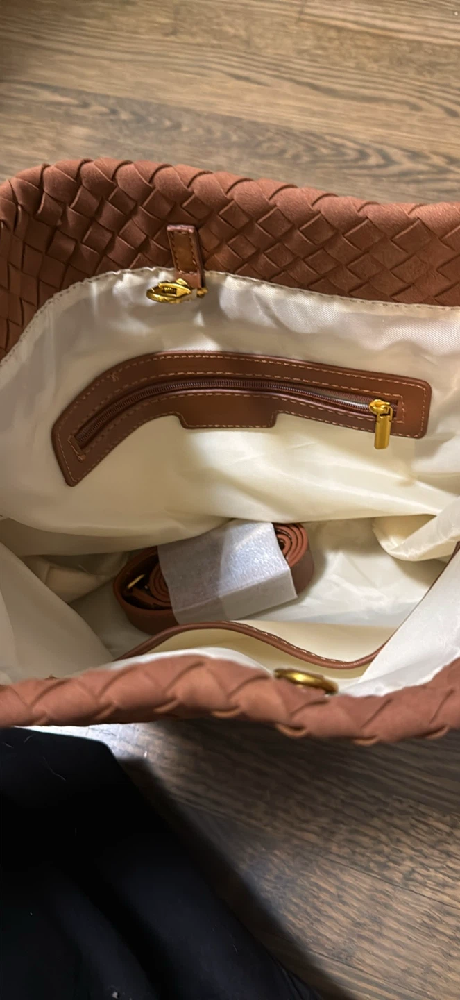 Brown Woven Shoulder Bag - photo 2