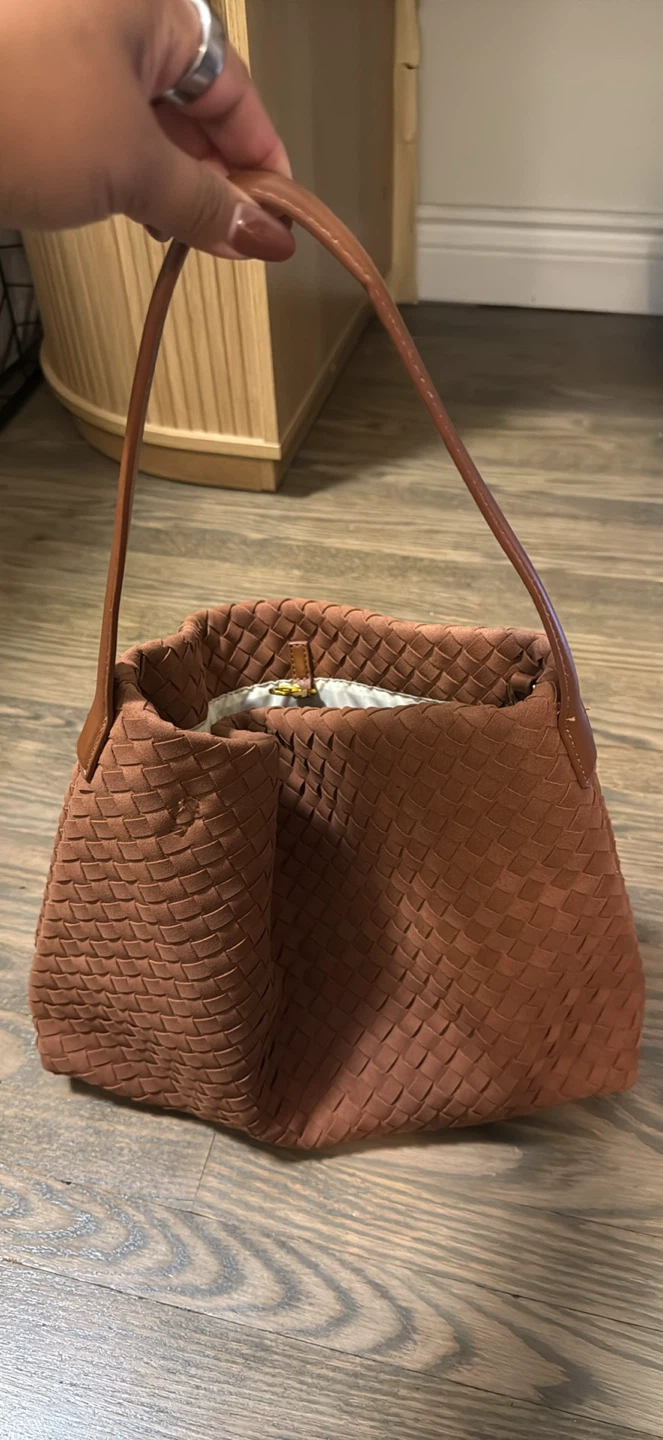 Brown Woven Shoulder Bag - photo 3