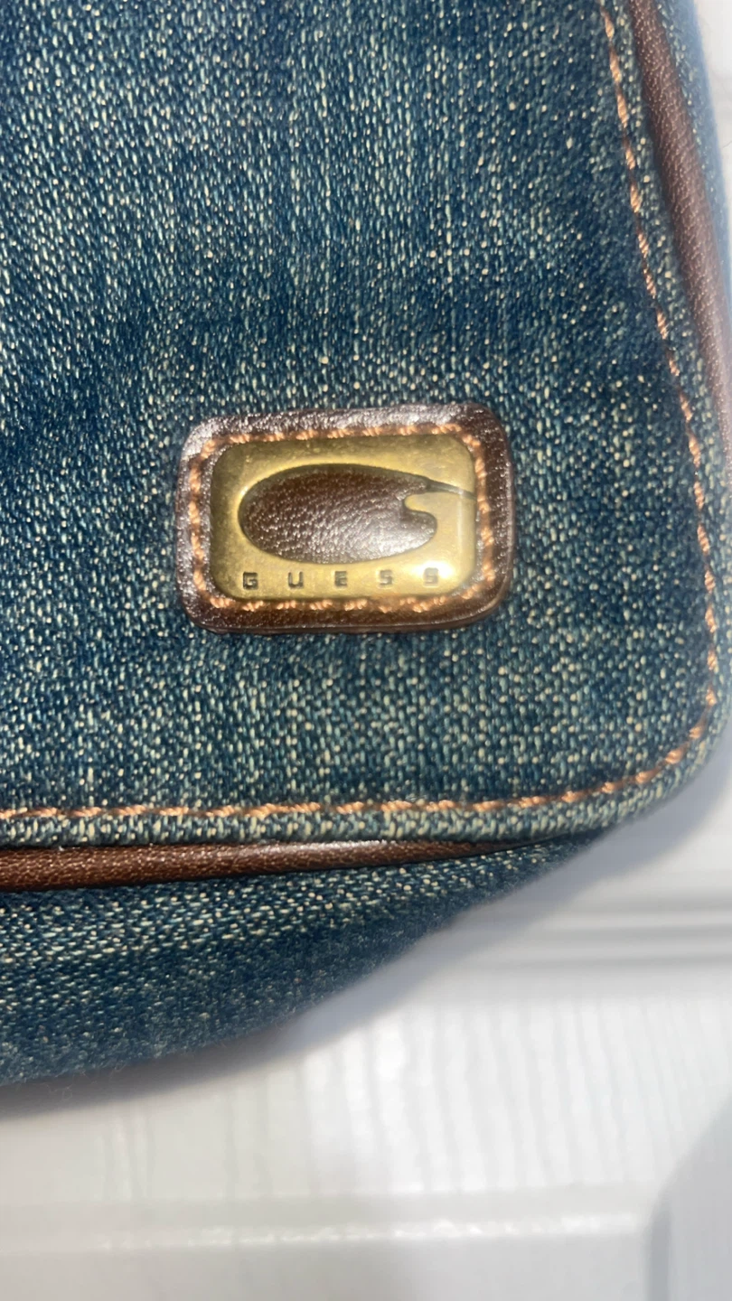 Vintage Y2K GUESS Denim Mini Shoulder Bag - photo 2