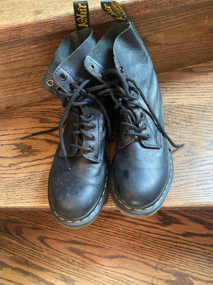 Dr. Martens Black Leather Boots
