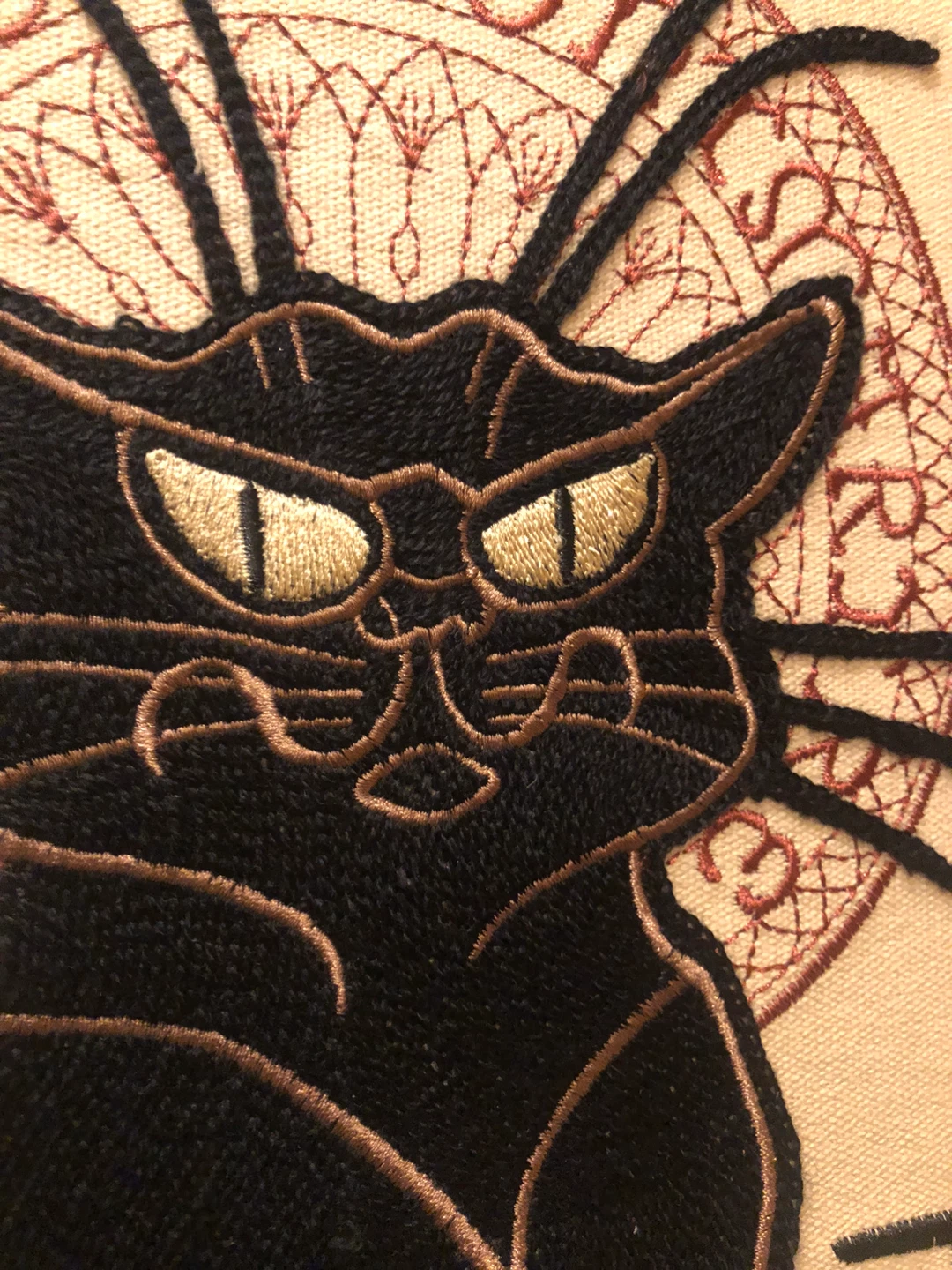 Tournée du Chat Noir Embroidered Wall Art - photo 3