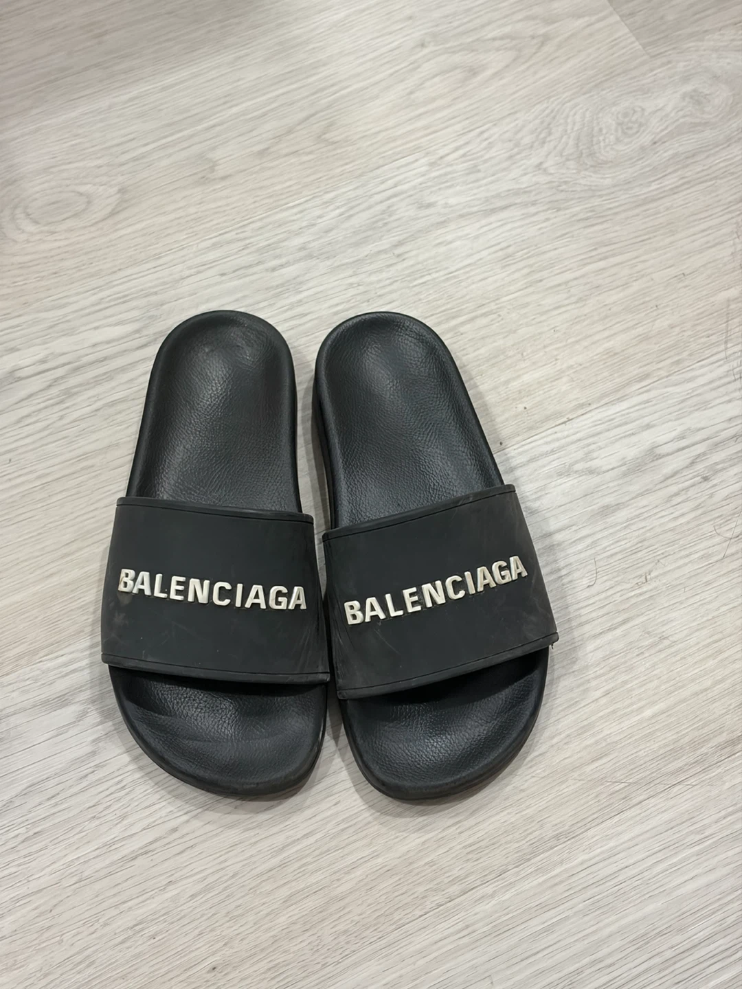 Balenciaga Pool Slides Black size 6