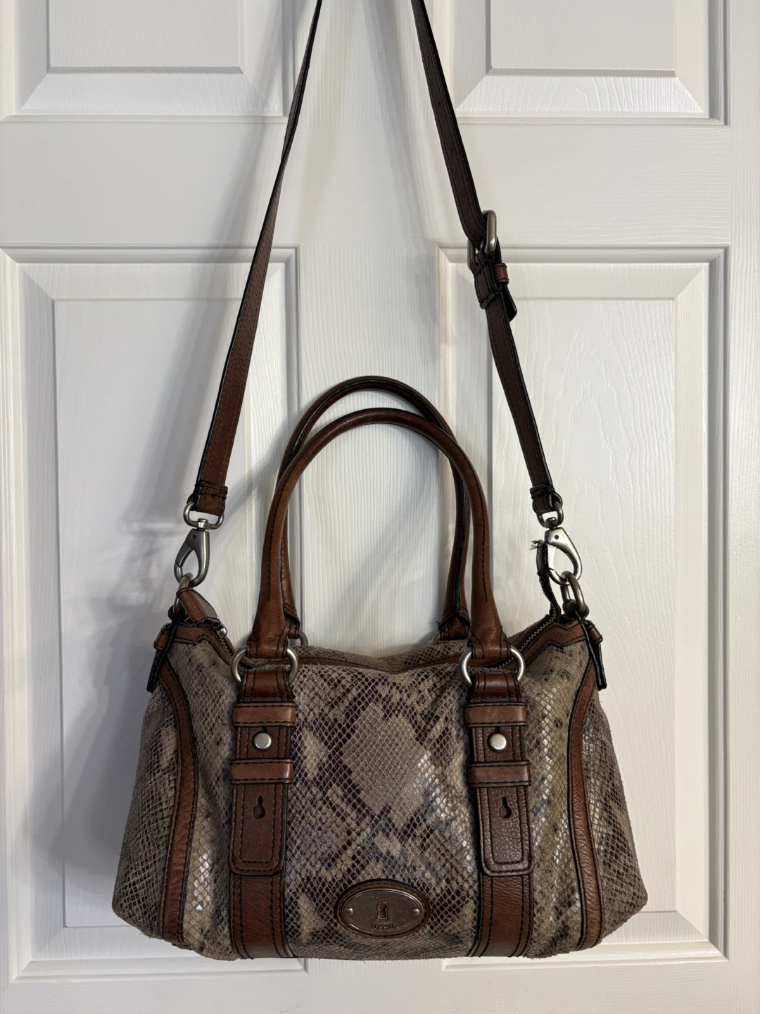 Fossil Maddox Python Satchel