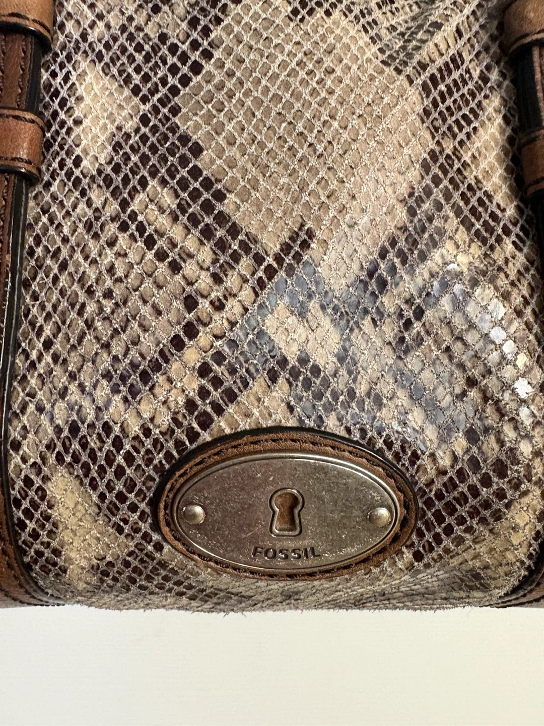 Fossil Maddox Python Satchel - photo 5