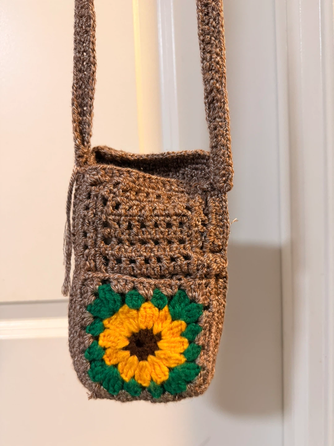 🌻 Handmade Crochet Flower Bag