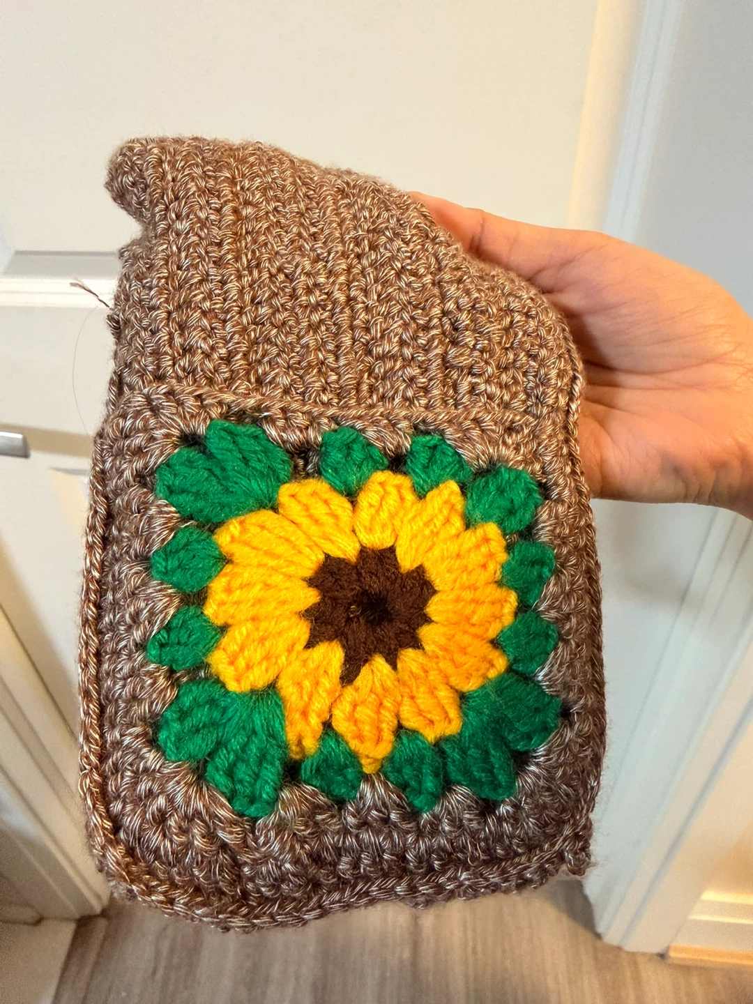 🌻 Handmade Crochet Flower Bag - photo 2