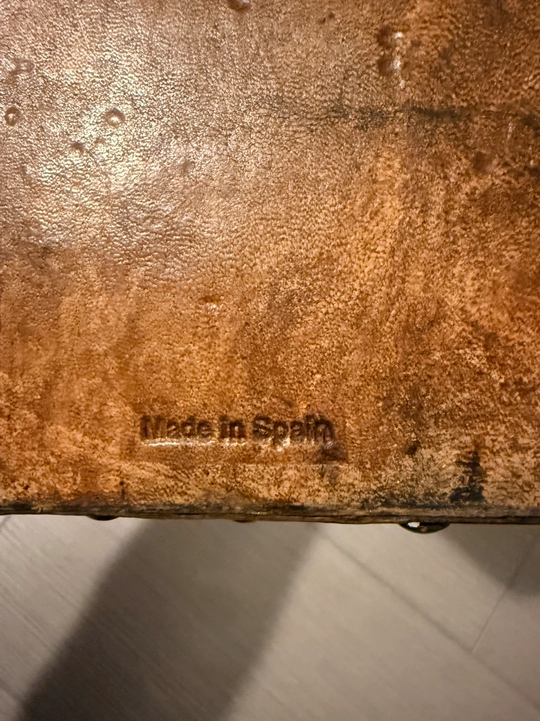 Vintage Spanish Revival Leather Treasure Box/Chest - photo 4