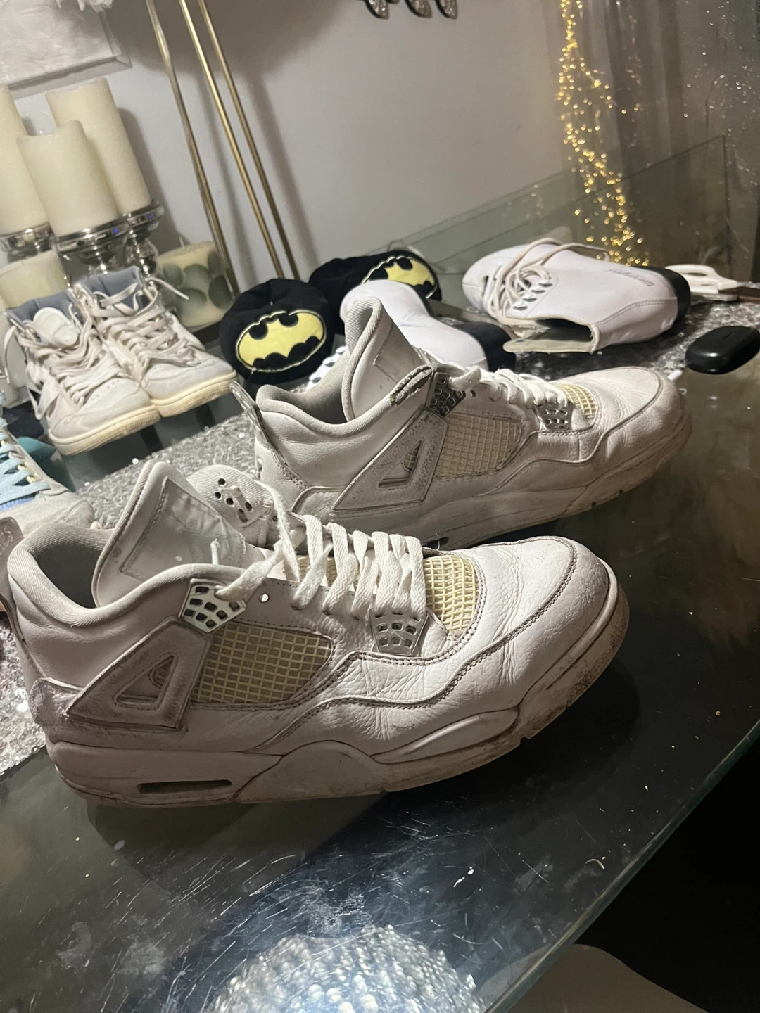 Nike Air Jordan 4 Retro pure money size 13 used - photo 2