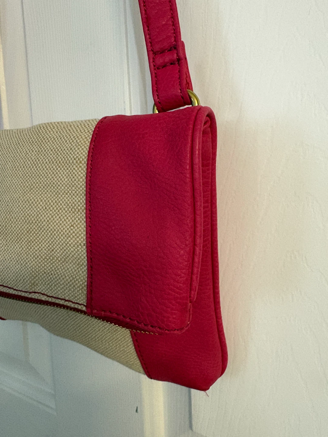 Fossil Kira Canvas & Vegan Leather Foldover Crossbody Bag - photo 4