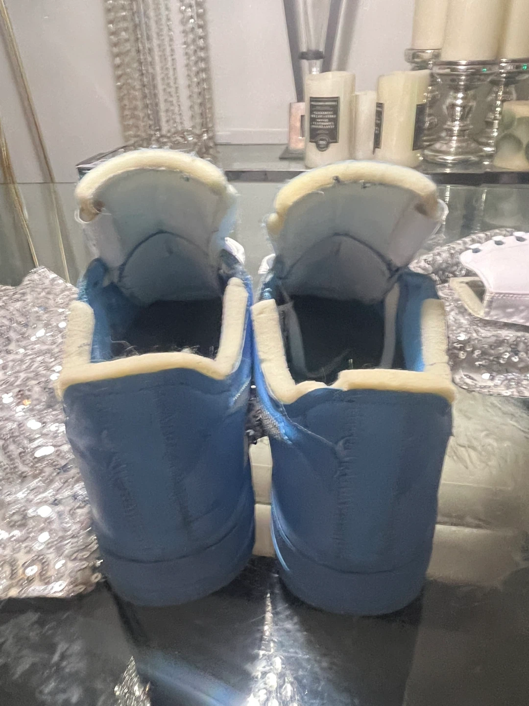 Nike Air Force 1 Off-White University Blue size 13 - photo 4