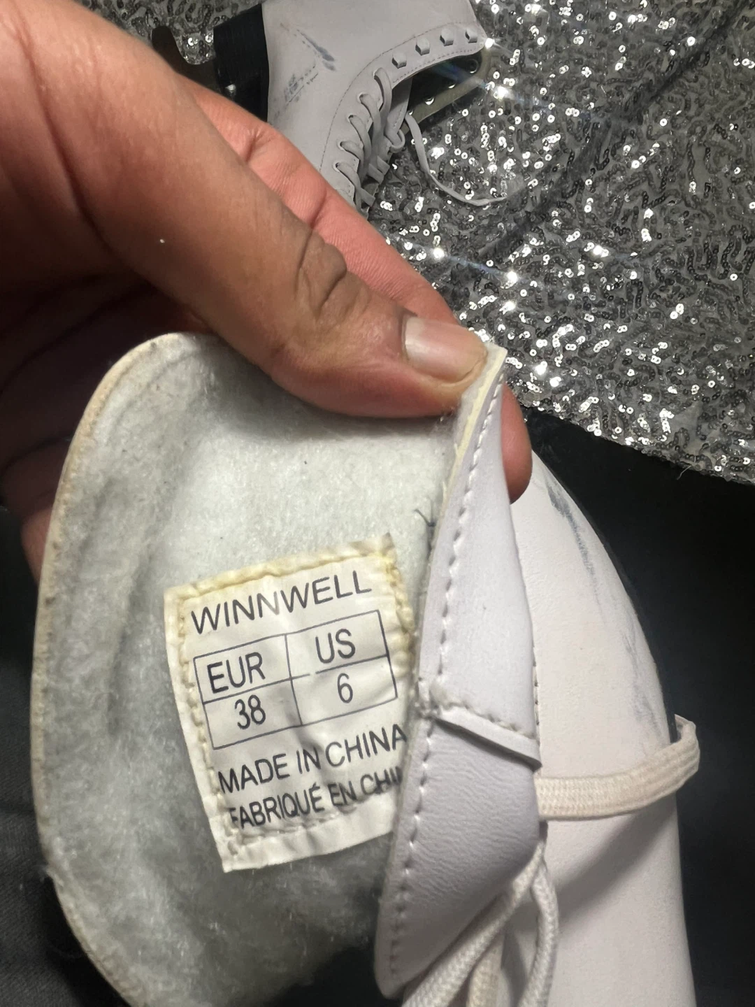 Winnwell Women's Recreational Ice Skates - White, US Size 6 - photo 5