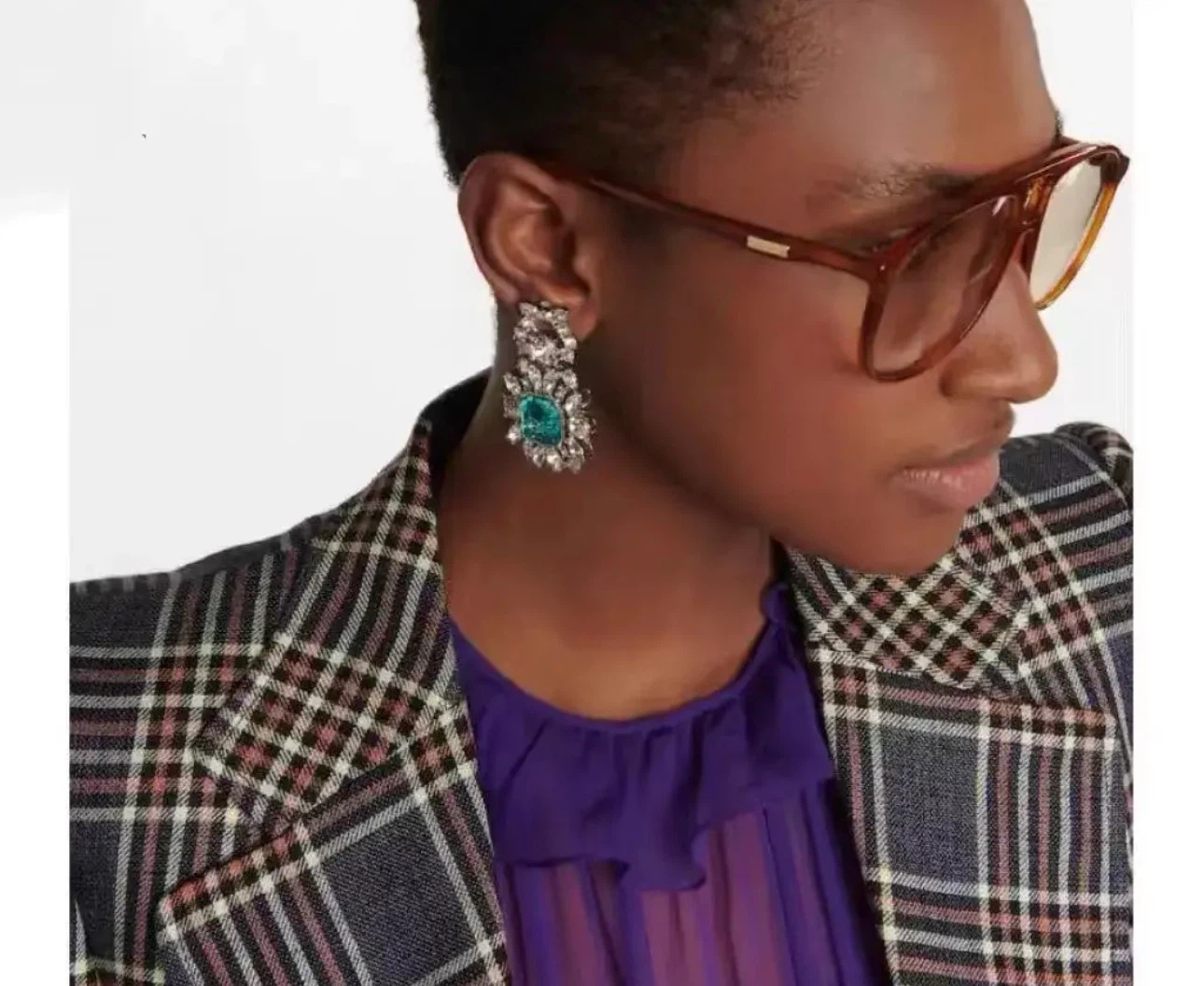 Gucci Crystal Emerald Earrings - photo 4