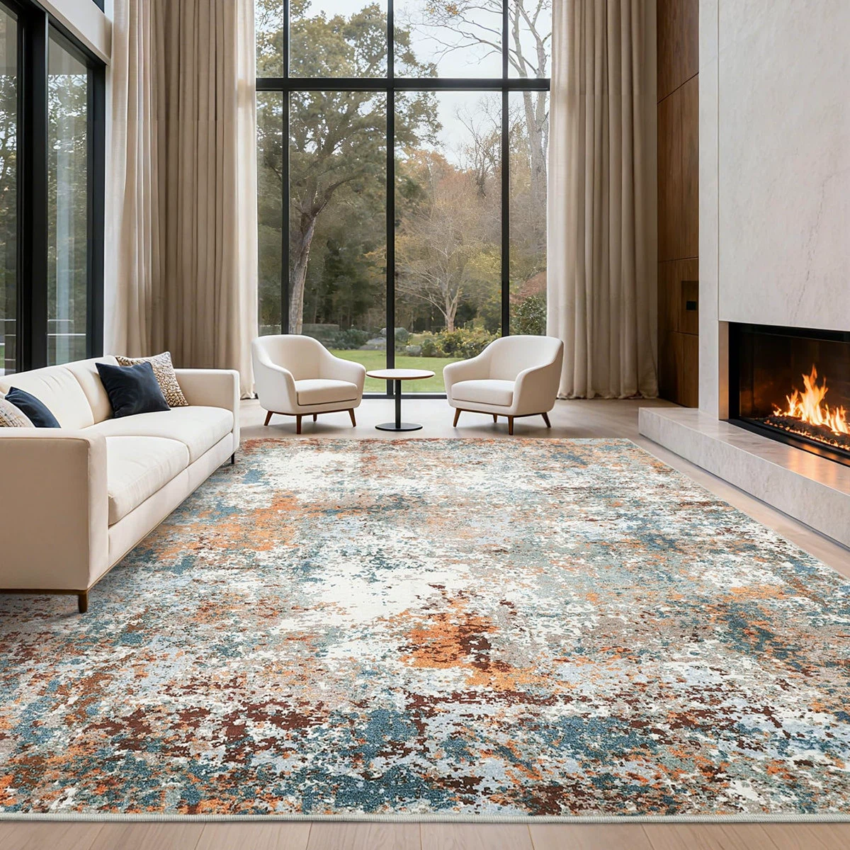 Abstract Area Rug