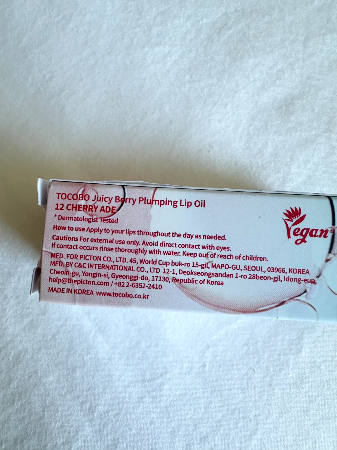 TOCOBO Juicy Berry Plumping Lip Oil - 12 Cherry Ade - photo 3