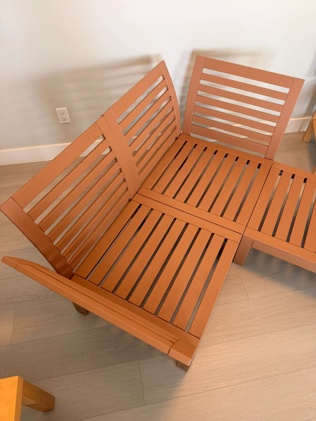 IKEA ÄPPLARÖ Solid Wood Modular Outdoor Sofa - photo 4